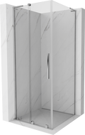 Cabine de douche coulissante Mexen Velar L 120 x 120 cm, transparent, chrome - 871-120-120-03-01
