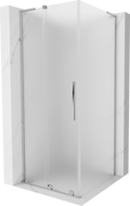 Mexen Velar L cabine de douche coulissante 120 x 120 cm, givre, chrome - 871-120-120-33-01