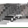 Cabine de douche coulissante Mexen Velar L 100 x 70 cm, givre, chrome - 871-100-070-33-01