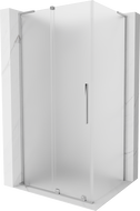 Mexen Velar L cabine de douche coulissante 100 x 110 cm, givre, chrome - 871-100-110-33-01