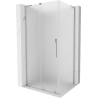 Cabine de douche coulissante Mexen Velar L 120 x 85 cm, givrée, chrome - 871-120-085-33-01