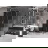 Cabine de douche coulissante Mexen Velar L 120 x 120 cm, graphite, chrome - 871-120-120-43-01