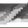 Cabine de douche coulissante Mexen Velar L 110 x 70 cm, graphite, chrome - 871-110-070-43-01