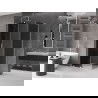 Cabine de douche coulissante Mexen Velar L 100 x 120 cm, graphite, chrome - 871-100-120-43-01