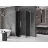 Mexen Velar L cabine de douche coulissante 120 x 75 cm, graphite, chrome - 871-120-075-43-01