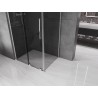 Mexen Velar L cabine de douche coulissante 120 x 75 cm, graphite, chrome - 871-120-075-43-01