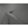 Mexen Velar L cabine de douche coulissante 120 x 75 cm, graphite, chrome - 871-120-075-43-01