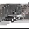 Cabine de douche coulissante Mexen Velar L 100 x 100 cm, transparent, blanc - 871-100-100-03-20