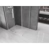 Mexen Velar L cabine de douche coulissante 120 x 70 cm, transparent, blanc - 871-120-070-03-20