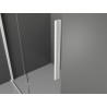 Mexen Velar L cabine de douche coulissante 110 x 75 cm, transparent, blanc - 871-110-075-03-20
