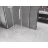 Mexen Velar L cabine de douche coulissante 110 x 120 cm, givre, blanc - 871-110-120-33-20