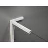 Mexen Velar L cabine de douche coulissante 110 x 120 cm, givre, blanc - 871-110-120-33-20