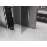 Mexen Velar L cabine de douche coulissante 90 x 110 cm, graphite, blanc - 871-090-110-43-20
