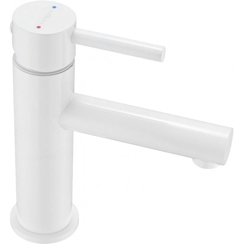 Mexen Elba robinet de lavabo, Blanc - 74100-20