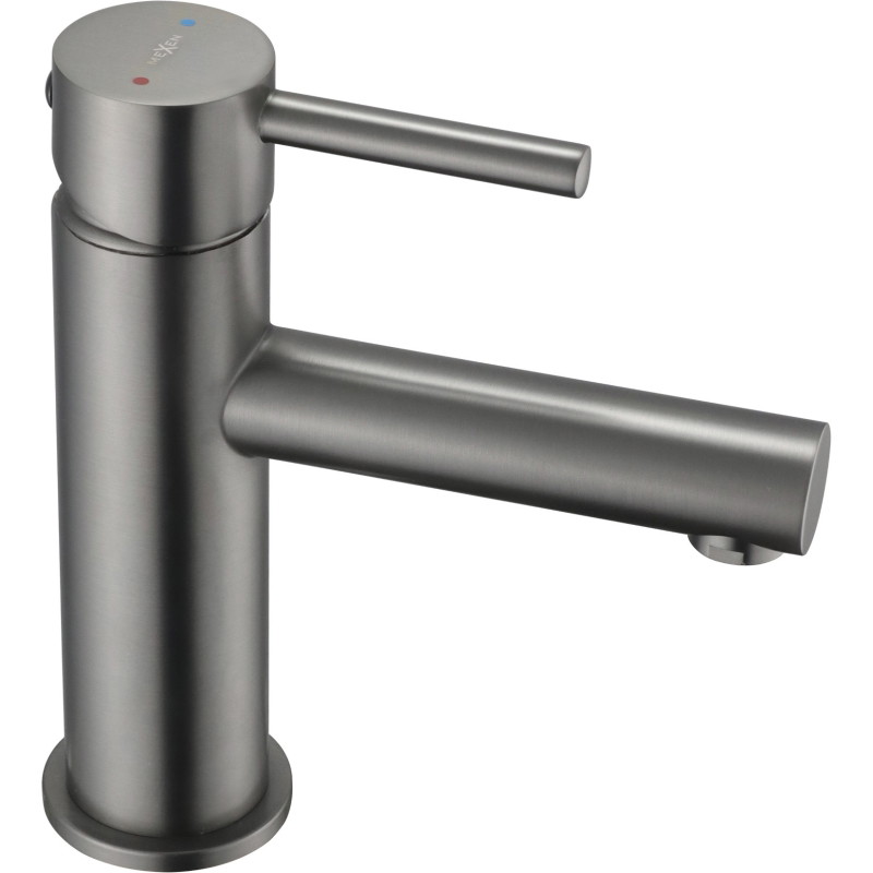 Mexen Elba robinet de lavabo, gris canon brossé - 74100-66