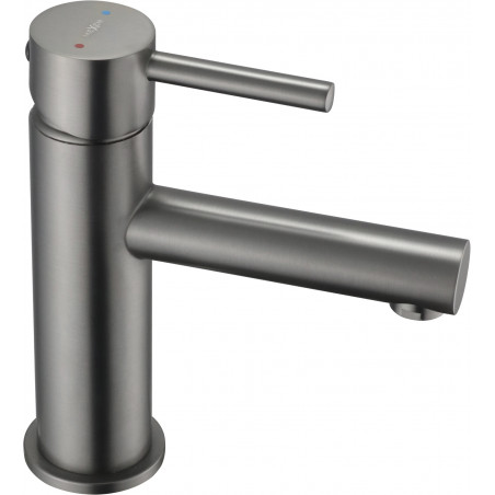 Mexen Elba robinet de lavabo, gris canon brossé - 74100-66