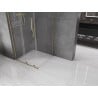 Mexen Velar L cabine de douche coulissante 120 x 120 cm, transparent, or - 871-120-120-03-50