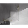 Mexen Velar L cabine de douche coulissante 120 x 120 cm, transparent, or - 871-120-120-03-50