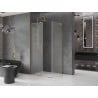 Mexen Velar L cabine de douche coulissante 120 x 85 cm, givrée, or - 871-120-085-33-50