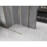 Mexen Velar L cabine de douche coulissante 120 x 85 cm, givrée, or - 871-120-085-33-50