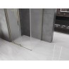 Mexen Velar L cabine de douche coulissante 110 x 120 cm, givrée, dorée - 871-110-120-33-50