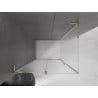 Mexen Velar L cabine de douche coulissante 120 x 85 cm, givrée, or - 871-120-085-33-50
