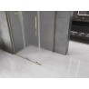 Mexen Velar L cabine de douche coulissante 110 x 120 cm, givrée, dorée - 871-110-120-33-50
