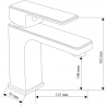 Mexen Mino R45 ensemble de bain, noir - 72403R45-70