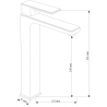 Mexen Mino R45 ensemble de bain, noir - 72413R45-70