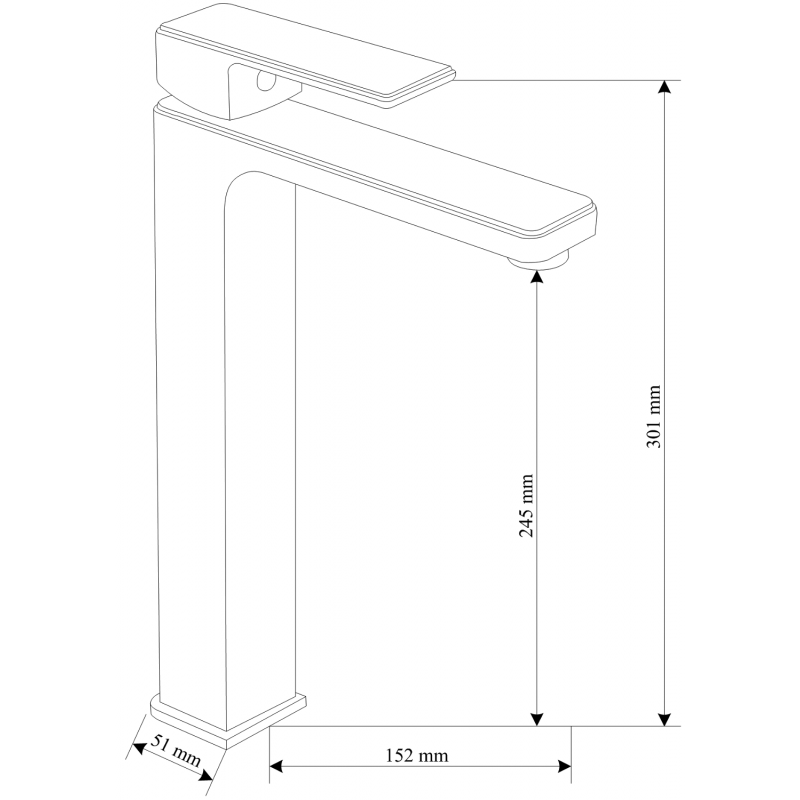 Mexen Mino R72 ensemble de bain, noir - 72413R72-70