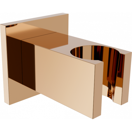 Mexen Cube support de douche, or rose - 79350-60