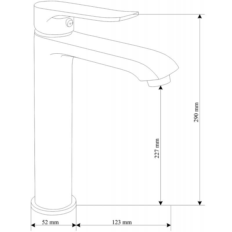 Mexen Pecos R40 ensemble de bain, chrome - 72713R40-00