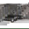 Mexen Velar L cabine de douche coulissante 120 x 120 cm, givre, or brossé - 871-120-120-33-55
