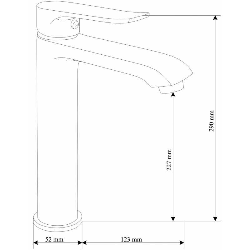 Mexen Pecos DS75 ensemble de bain, chrome - 72713DS75-00