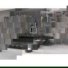 Mexen Velar L cabine de douche coulissante 100 x 70 cm, givre, or brossé - 871-100-070-33-55