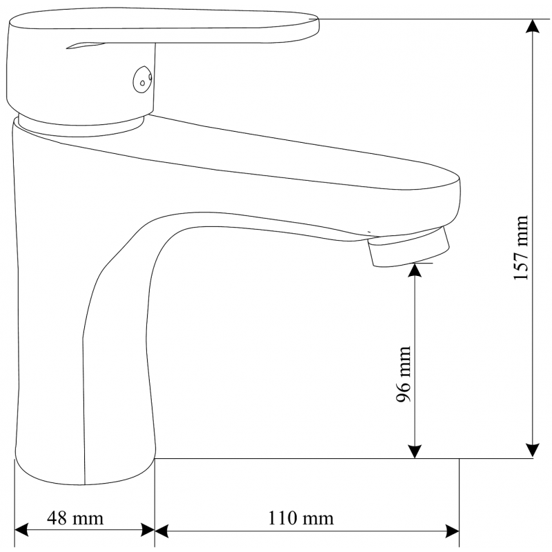 Mexen Kama Ensemble de douche DS05, chromé - 72504DS05-00