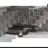Cabine de douche Mexen Velar L coulissante 100 x 80 cm, givrée, or rose - 871-100-080-33-60