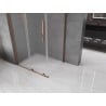 Mexen Velar L cabine de douche coulissante 110 x 90 cm, givre, or rose - 871-110-090-33-60