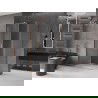 Mexen Velar L cabine de douche coulissante 90 x 100 cm, transparent, cuivre brossé - 871-090-100-03-65
