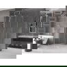 Cabine de douche coulissante Mexen Velar L 90 x 90 cm, transparent, nickel brossé - 871-090-090-03-97