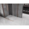 Mexen Velar L cabine de douche coulissante 120 x 80 cm, transparent, cuivre brossé - 871-120-080-03-65