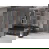 Mexen Velar L cabine de douche coulissante 100 x 100 cm, givrée, cuivre brossé - 871-100-100-33-65