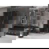 Mexen Velar L cabine de douche coulissante 90 x 90 cm, graphite, cuivre brossé - 871-090-090-43-65