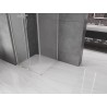 Mexen Velar L cabine de douche coulissante 110 x 110 cm, givre, nickel brossé - 871-110-110-33-97