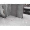 Mexen Velar L cabine de douche coulissante 110 x 110 cm, givre, nickel brossé - 871-110-110-33-97
