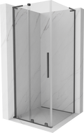 Cabine de douche coulissante Mexen Velar L 120 x 120 cm, transparent, gun metal - 871-120-120-03-95