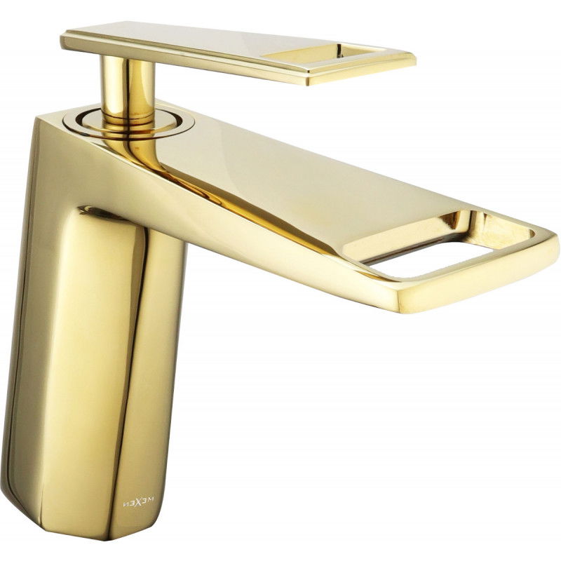 Mexen Topaz robinet de lavabo, Or - 73900-50