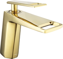 Mexen Topaz robinet de lavabo, Or - 73900-50