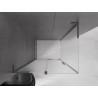 Mexen Velar L cabine de douche coulissante 110 x 90 cm, givre, métal canon - 871-110-090-33-95