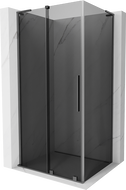 Cabine de douche coulissante Mexen Velar L 90 x 85 cm, graphite, gun metal - 871-090-085-43-95